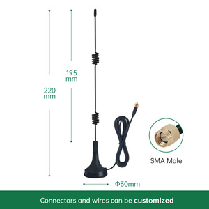 Tăng cao 7dBi Omni Directional dài phạm vi ngoài trời trong nhà băng tần kép bên ngoài Sucker 2.4GHz Wifi 5 gam ăng ten từ tính - Product Image 3