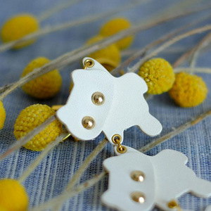Cute cat-shaped leather keychain, <b>bag</b> <b>charm</b>, couple keychain, DIY gift. - Product Image 3