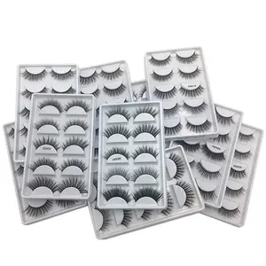 Wholesale Mink Eyelash Box 3D Mink Lashes 6D series Eyelashes