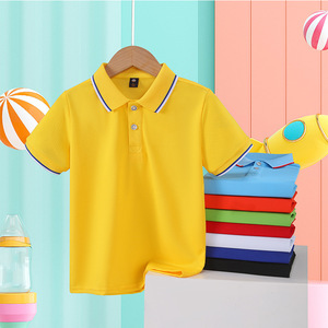 Children's <b>Polo</b> <b>Shirt</b> Short Sleeve Polyester Summer Uniform For Kindergarten Custom Workwear Youthful Pop Style - Product Image 1
