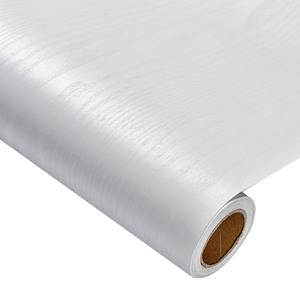 Rénovation de meubles : Film adhésif effet bois soyeux, imperméable, de qualité supérieure, pour murs et surfaces de table, idéal pour armoires et placards - Product Image 1