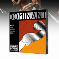 Cordes de violon Dominant 135B Medium 4/4, jeu complet G D A E, cordes pour violoniste