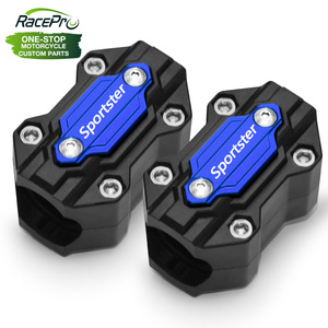 RACEPRO-Barra de choque de motor de motocicleta, bloque de protección de parachoques decorativo para Sportster S <span class=keywords><strong>1250</strong></span> RH1250 2021 2022, 22/25/28mm - Product Image 3