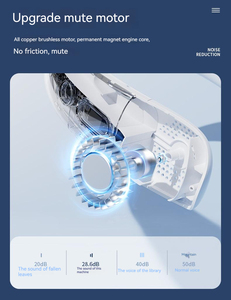 Air <span class=keywords><strong>Freedom</strong></span> Refroidisseur d'air personnel Portable Ventilateur de cou à 3 vitesses Mains libres Design portable Ventilador de cuello Aire acondicionado - Product Image 5