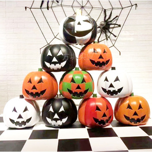 Esculturas de Calabaza de Halloween, Figuras de Resina de Dibujos Animados, Decoración de Mesa, Paquete de Varias Piezas, Diseño Artístico - Product Image 1