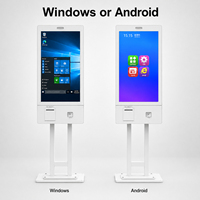 Kiosco de Autoservicio con Pantalla Táctil de 21.5" y 32" Personalizado, Kiosco de Pedidos y Pagos para Restaurantes, Hoteles y Comercios