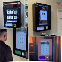 Accepteur de billets de banque de haute qualité, mini distributeur automatique mural, SDK, écran tactile 32 pouces, multi-paiements, conforme ADA