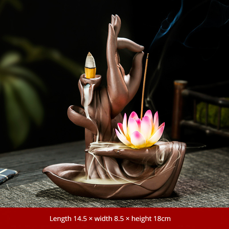 Lotus de la main de Bouddha (sable violet)