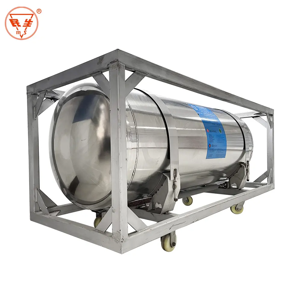 Stainless steel 80L 5 m3 hydrogen cryogenic cylinder liquid oxygen storage tank
