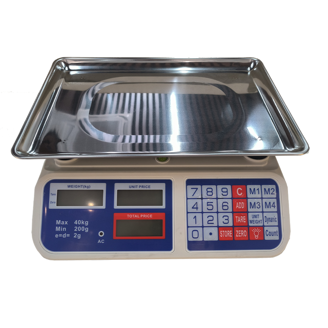 New Arrivals 40kg 2g Electronic Charging Smart Scale Weight Digital Pricing Scale