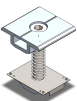 Colliers de serrage de fixation pour <span class=keywords><strong>panneaux</strong></span> <span class=keywords><strong>solaires</strong></span> <span class=keywords><strong>K2</strong></span> Mid Clamp Star Screw en métal pour toit - Product Image 2