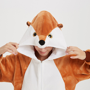 Combinaison d'hiver unisexe à capuche d'animal <span class=keywords><strong>pour</strong></span> femme et <span class=keywords><strong>homme</strong></span>, salopette personnalisée <span class=keywords><strong>pour</strong></span> <span class=keywords><strong>adulte</strong></span>, - Product Image 5