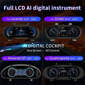 สำหรับมาเซราติ แกรน ทูริสโม จีที ปี 2004-2015 จอแสดงผล LCD แผงหน้าปัดรถยนต์ ระบบ Carplay แดชบอร์ดดิจิตอล มาตรวัดความเร็ว ห้องนักบินเสมือนจริง - Product Image 2