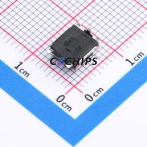 TSE06314-031D332DA-R1500 Tactile Switch SMD-4P,6.4x6.1mm Switch Single Pole Single Throw Round Button 1.8N 6.1mm - Product Image 2