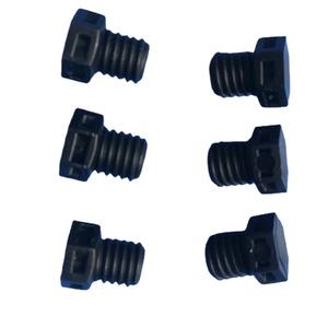 Conector de Tubería Jj, Tapón Roscado M6, Plástico PP Negro, Rosca Métrica Gruesa, Totalmente Roscado, Rosca Derecha, Cumple con RoHS - Product Image 5