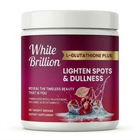 Poudre de collagène et de glutathion OEM avec vitamine C, biotine, acide hyaluronique et CoQ10 pour une peau saine, anti-âge, usage adulte