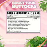 Capsules OEM/ODM pour l'agrandissement des fesses et des hanches chez l'adulte, capsules d'amélioration des fesses, sans gluten, pour la santé