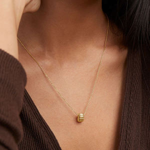 Collar <span class=keywords><strong>de</strong></span> Joyería Francesa <span class=keywords><strong>de</strong></span> Plata <span class=keywords><strong>de</strong></span> Ley 925 con Baño <span class=keywords><strong>de</strong></span> Oro Vermeil, Collar <span class=keywords><strong>Charlotte</strong></span> - Product Image 2