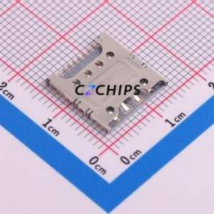 693023010811 SIM Card Connector Connector Plug-In Type Micro SIM Card 1.95mm - Product Image 1