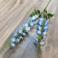 YOPIN-3552 longue tige artificielle larkspur fleurs soie bleu Delphinium fleur pour la décoration de la maison de mariage