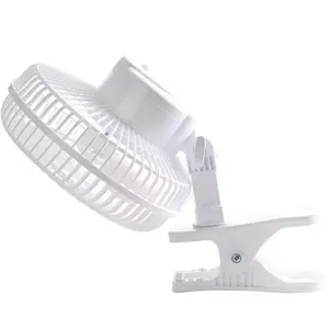 Ventilateur à pince en plastique à commande mécanique de 6 pouces, <span class=keywords><strong>2</strong></span> vitesses, fonctionnement silencieux, utilisation <span class=keywords><strong>2</strong></span> en 1 pour le bureau - Product Image 3