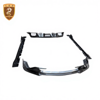 Kit de petites pièces de carrosserie pour Mustang 2020, jupes latérales avant, lèvre, pièces de voiture en Fiber de carbone, jupes latérales