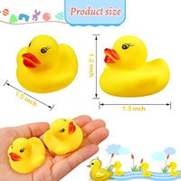 Mini canards en caoutchouc avec LOGO personnalisé pour enfants, décorations de fête prénatale, cadeaux pour fête d'anniversaire, salle de classe, piscine, plage, été