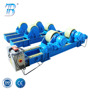 لحام الدوار خزان تحول الأسطوانة الرياح برج لحام آلة مع تحول لفات 40 طن معدات لحام تصنيع - Product Image 1