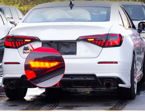 Feux arrière LED pour Honda Civic 2021-2024 11ème génération, clignotants dynamiques, feux <span class=keywords><strong>de</strong></span> recul, antibrouillard, feux arrière <span class=keywords><strong>gauche</strong></span> et droit - Product Image 2