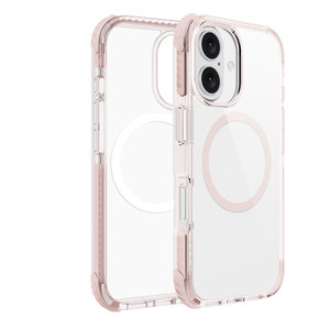 Echo Sóng Cộng Với Thiết Kế Chống Sốc Vỏ Bảo Vệ Cho Iphone 16 Cộng Với Điện Thoại Trong Suốt Trường Hợp Ưa Thích Màu Hồng Bìa - Product Image 2