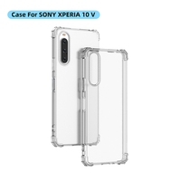Étuis de téléphone portable en caoutchouc de silicone souple en tpu, pour SONY XPERIA 10 V airbag couverture arrière antichoc
