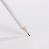 Crayons ronds en bois blanc hb, en vrac, avec gomme et logo personnalisé, vente en gros d'usine