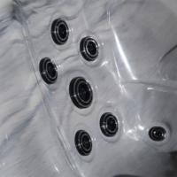Jacuzzi de loisirs extérieur pour la famille, 5 places avec fauteuils inclinables confortables, système de filtration à cartouche