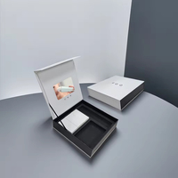 Boîte de fleur vidéo de parfum de lecture automatique avec écran LCD de 7 pouces en relief mat laminé pour boîte d'emballage cosmétique de crème pour le visage