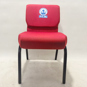 ロイヤルグレーインターロック教会布張り牧師椅子劇場家具講堂礼拝席用 - Product Image 5