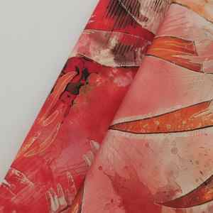 Tela <span class=keywords><strong>de</strong></span> satén sedoso Armany sin MOQ para pijamas, faldas y vestidos, con estampado digital <span class=keywords><strong>de</strong></span> seda, poliéster y elastano - Product Image 3