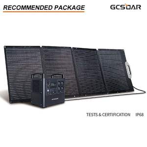 GCSOAR Pantalla LCD multifuncional Control de aplicación inteligente Nivel A Lifepo4 2048wh 3200W Singo3000 Estación de energía solar portátil - Product Image 4