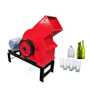 Tragbare Glass tein hammer brecher Recycling maschine Kleine Zerkleinerung glasflasche zum Sand hammer Glas brecher