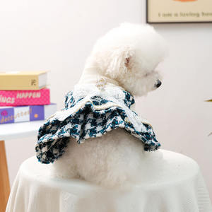 <strong>Graceful</strong> Autumn Winter <strong>Pet</strong> Dog Warm Cute Dress with Bowknot - Product Image 1
