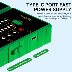 2-in-1 Multi-functional Fiber Network <b>Cable</b> Tester with WEP and QoS Support - Product Image 4