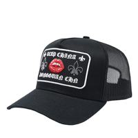 Cappellino da Baseball Chrome Hearts Nero in Rete Unisex Traspirante Protezione Solare Sport all'Aperto Personalizzabile Ricamo Cotone Uomo Donna