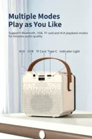 Enceinte Bluetooth portable K13 avec lumière ambiante RVB, deux microphones, karaoké sans fil pour enfants en extérieur, audio