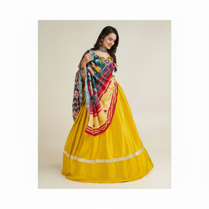 ชุดสตรีออกแบบ Choli Lehenga กับด้ายและลำดับการทำงาน - Product Image 1