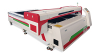 Máquina de Corte Láser CO2 1325, Tipo Pórtico, 1300x2500mm, Refrigerada por Agua, Router CNC para Madera, Acrílico, Papel, Goma, Control Ruida V8