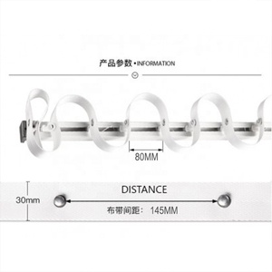Rieles <span class=keywords><strong>de</strong></span> Aluminio para Cortinas con Pliegues Dobles o Simples, Decorativos para Ventanas, para Sala <span class=keywords><strong>de</strong></span> Estar - Product Image 4