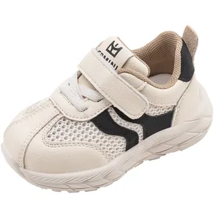 Ebmini Spring And Summer Breathable Mesh Surface Soft Sole Babies Aged 1-2 Years Old Casual Toddler Board Shoes