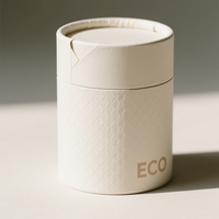 Boîte à bijoux cylindrique rigide de luxe avec logo personnalisé, emballage en tube de papier de marque privée pour cadeau de fleurs en gros