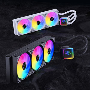 Ventilador de PC RGB ARGB de 360 mm para Refrigeración Líquida, Compatible con AM5, AM4, AM3, LGA 2011, 2011-3, 1700, X99, Color Blanco, para Enfriador de CPU AIO - Product Image 1