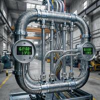 Tuyau flexible annulaire ondulé en acier inoxydable SS316 OEM/ODM 6 po (DN150) 150LB à bride pour usine de traitement de l'eau