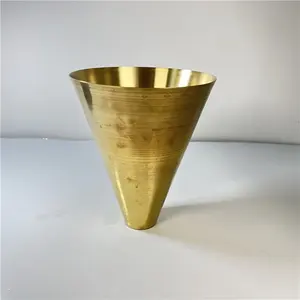 Soild Brass Shade Modern Brass Conical Shade Unfinished Brass Light Lamp Shade